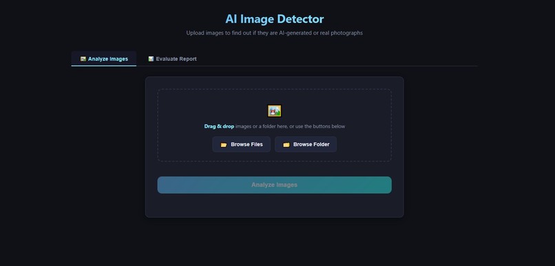 realityCheCk.TSX - AI Image Detector – screenshot 1