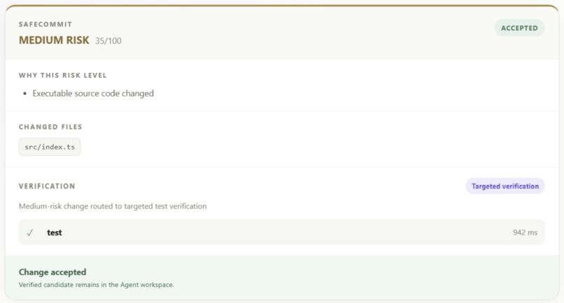 Adaptive SafeCommit – screenshot 4