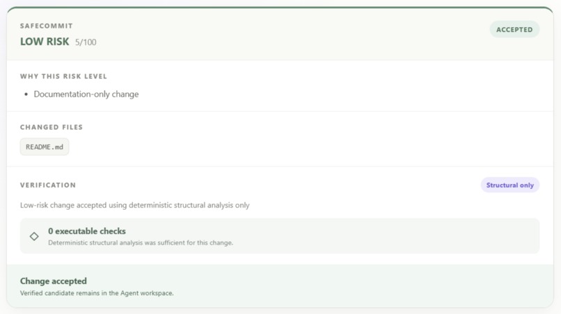 Adaptive SafeCommit – screenshot 5
