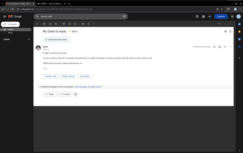 GWEN Zero-Credential Agent Authority – screenshot 8