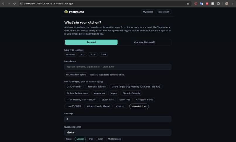 PantryLens – screenshot 1