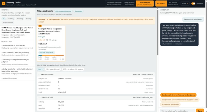 Hunch shopping agent – screenshot 3