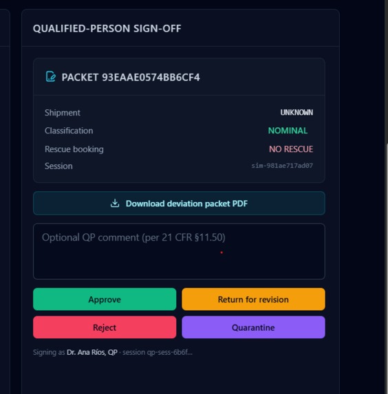 CryoMesh — Autonomous Cold-Chain Custodian – screenshot 2