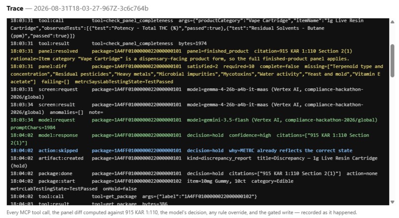Compliance Handler – screenshot 2