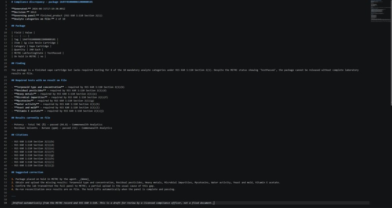Compliance Handler – screenshot 3