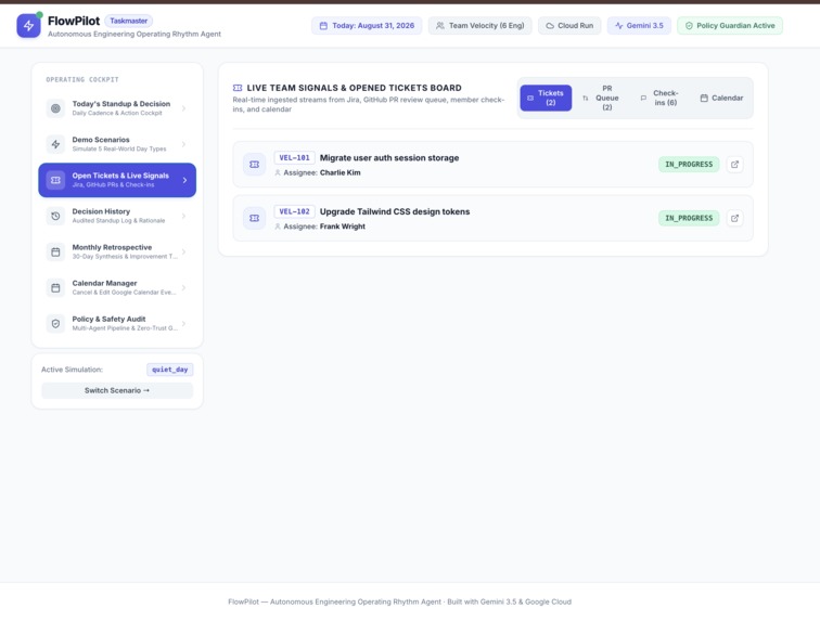 FlowPilot: AI Agent for Engineering Team Productivity – screenshot 1