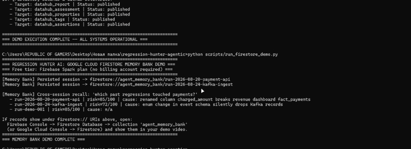 Regression Hunter AI — Autonomous Pre-Deploy Defense Fleet – screenshot 3