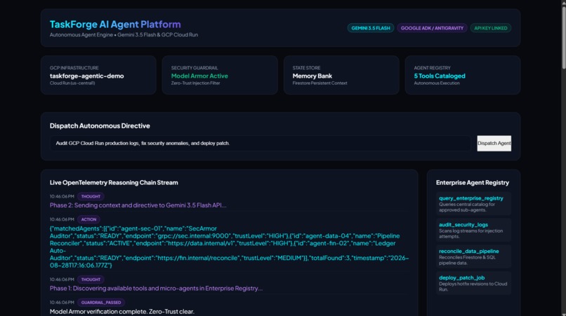 TaskForge AI – screenshot 1
