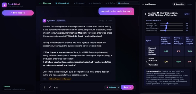 SynthMind: Autonomous Decision Intelligence – screenshot 4