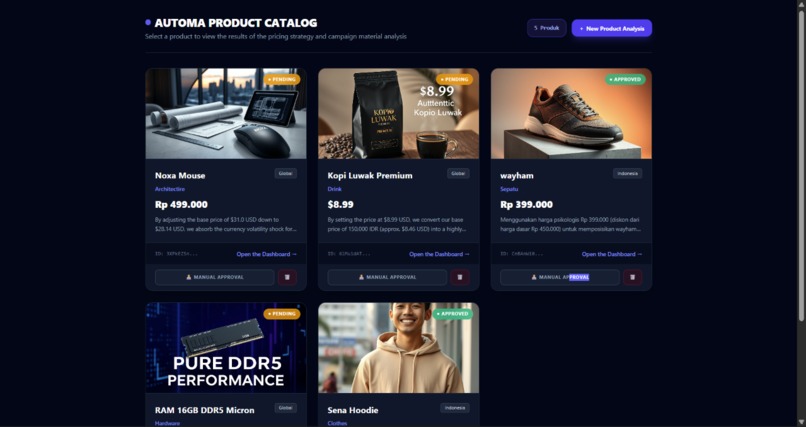 Automa - Autonomous Multi-Agent Marketing Orchestrator – screenshot 1
