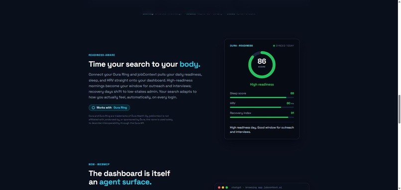 jobContext: The Memory Layer for Your Career, Agent-Ready – screenshot 4