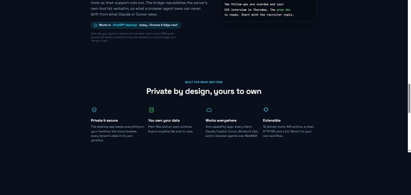 jobContext: The Memory Layer for Your Career, Agent-Ready – screenshot 6