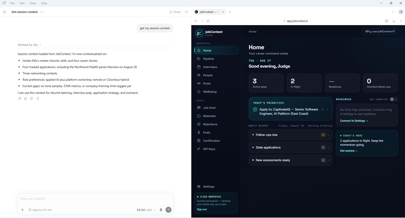 jobContext: The Memory Layer for Your Career, Agent-Ready – screenshot 7