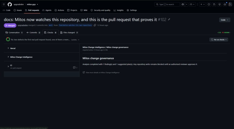 Mitos: A fleet of agents that cannot write anything – screenshot 2