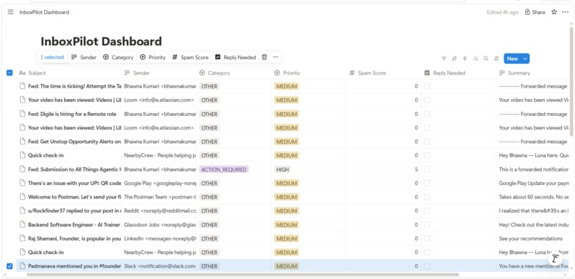 InboxPilot – Autonomous AI Email Triage Assistant – screenshot 5