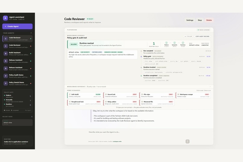 Volc Agent Launchpad – screenshot 1