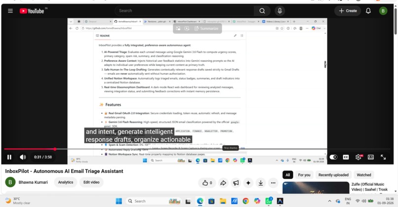 InboxPilot – Autonomous AI Email Triage Assistant – screenshot 10