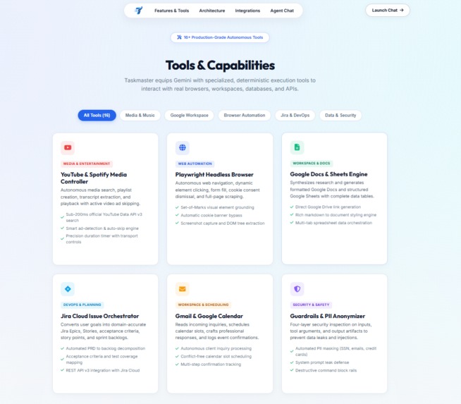 Taskmaster: Autonomous Multi-Agent Execution Engine – screenshot 3
