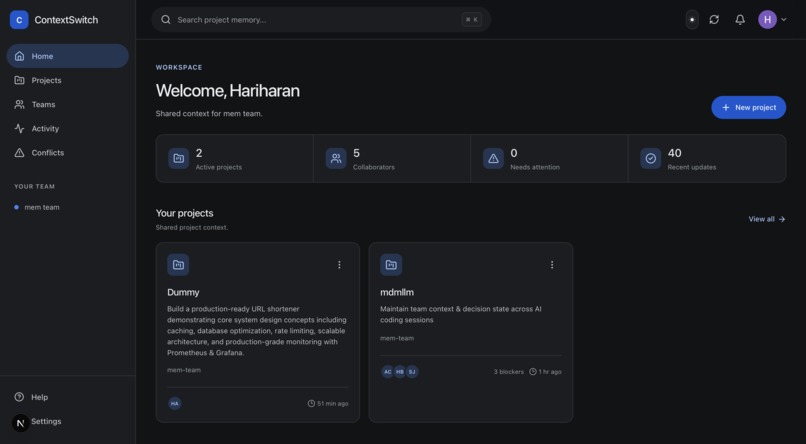ContextSwitch – screenshot 1