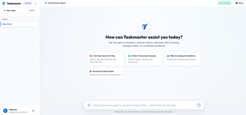 Taskmaster: Autonomous Multi-Agent Execution Engine – screenshot 8