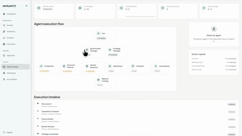 VentureOS – screenshot 2