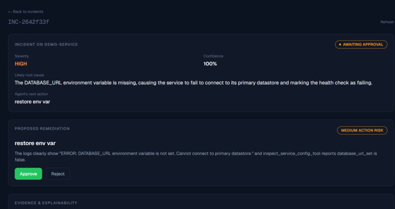 Autonomous Incident Resolver Agent – screenshot 6
