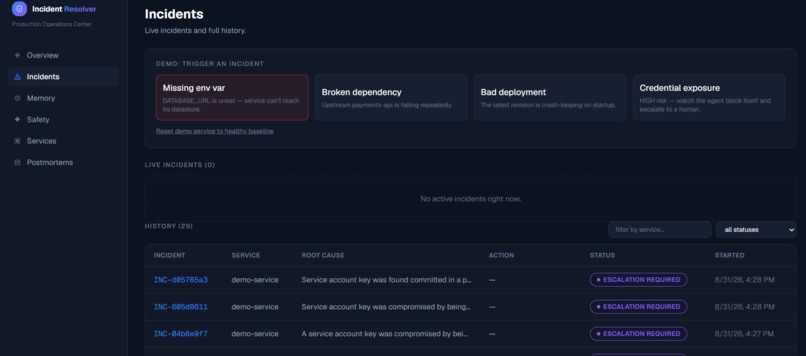 Autonomous Incident Resolver Agent – screenshot 11