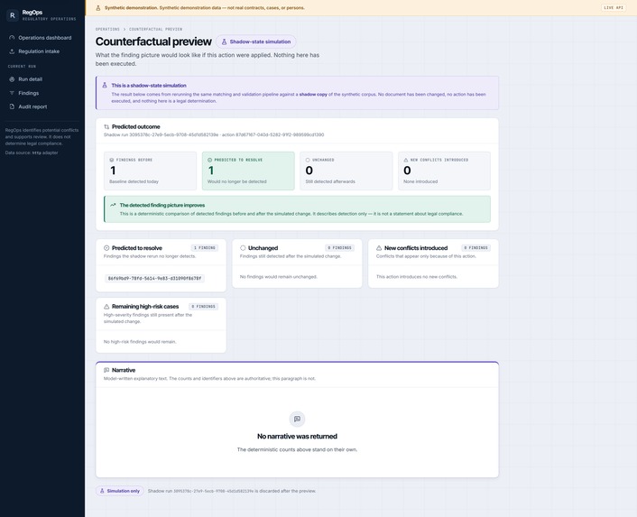 RegOps – screenshot 3
