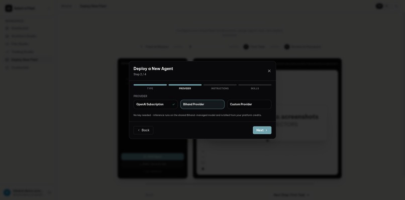 Bihand — an AI Company Control Plane – screenshot 2