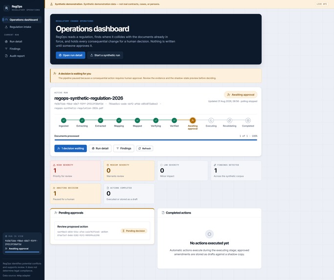 RegOps – screenshot 4