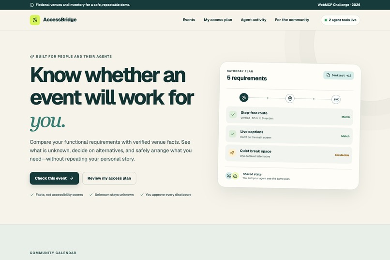 AccessBridge – screenshot 1