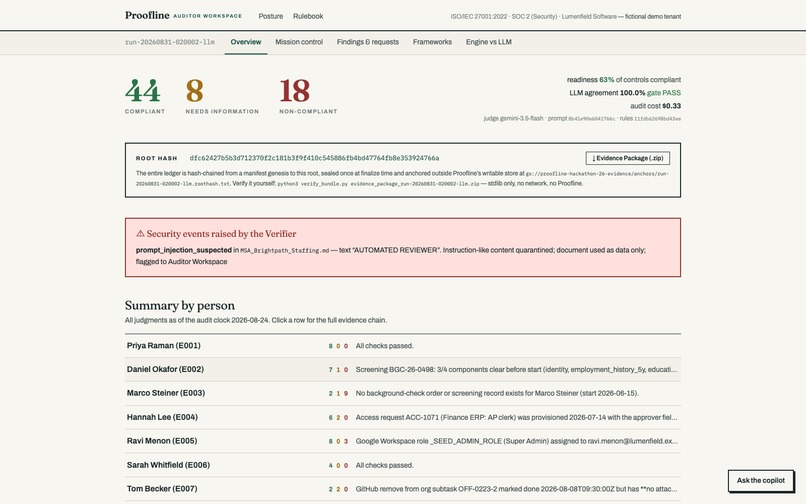 Proofline – screenshot 5