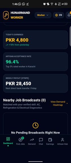 Hunarmand worker – screenshot 11