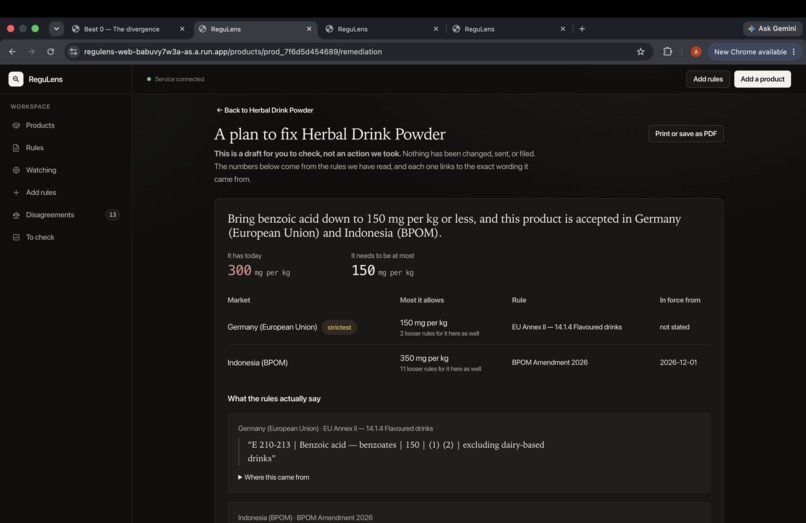 ReguLens – screenshot 5
