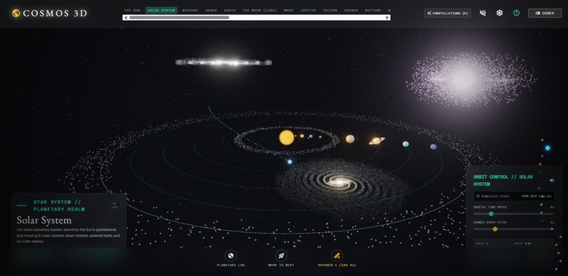 COSMOS 3D: An Interactive Universe – screenshot 1