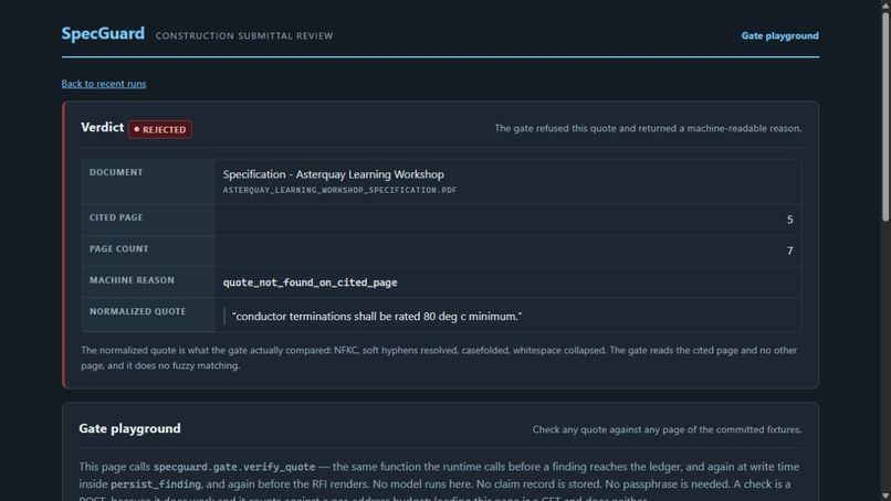SpecGuard – screenshot 1