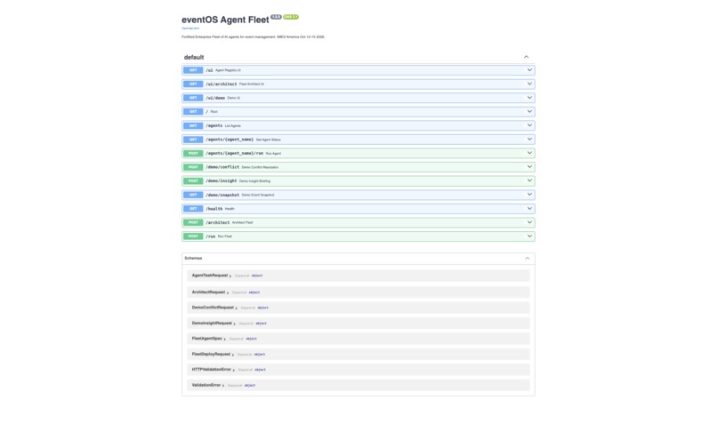 eventOS Agent Fleet – screenshot 7
