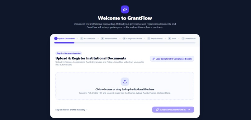 Grantflow – screenshot 1
