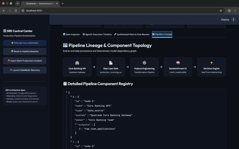 DataMedic: Autonomous ML SRE Agent – screenshot 6