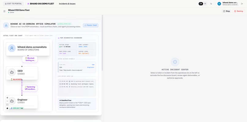 Bihand — an AI Company Control Plane – screenshot 7