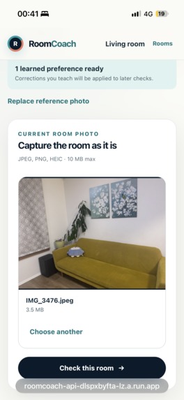 RoomCoach – screenshot 2