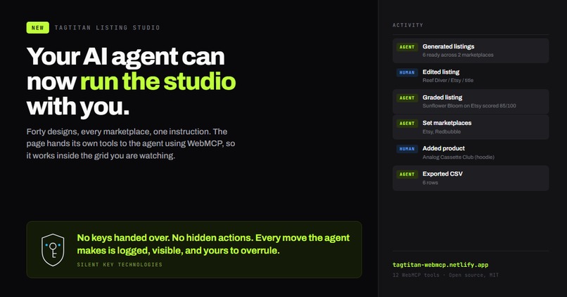 TagTitan Listing Studio – screenshot 1