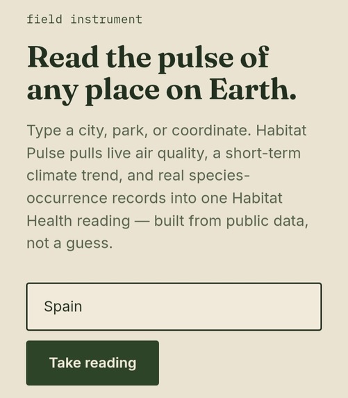Habitat Pulse – screenshot 1