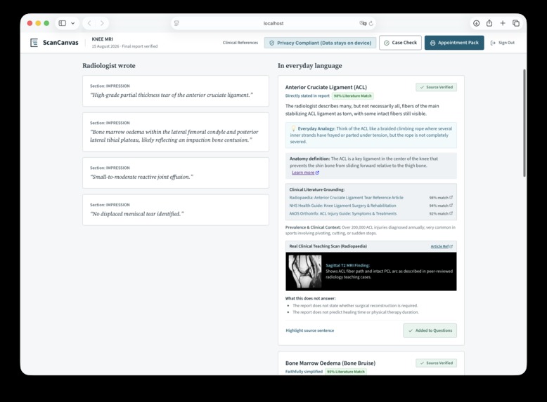 ScanCanvas: MRI Records Made Understandable – screenshot 2