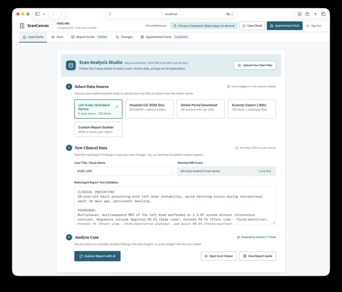 ScanCanvas: MRI Records Made Understandable – screenshot 3