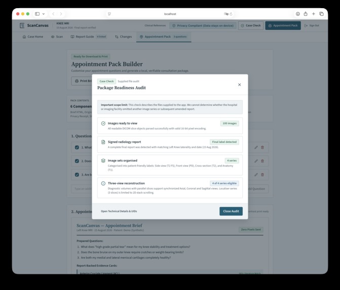 ScanCanvas: MRI Records Made Understandable – screenshot 5
