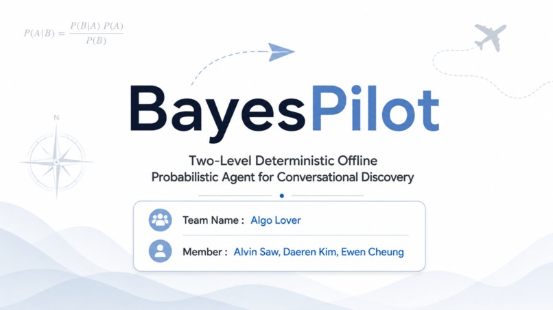 BayesPilot - Deterministic Bayesian Probabilistic Agent – screenshot 1
