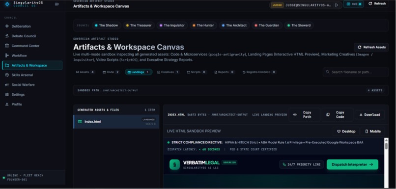 SingularityOS Council – screenshot 3
