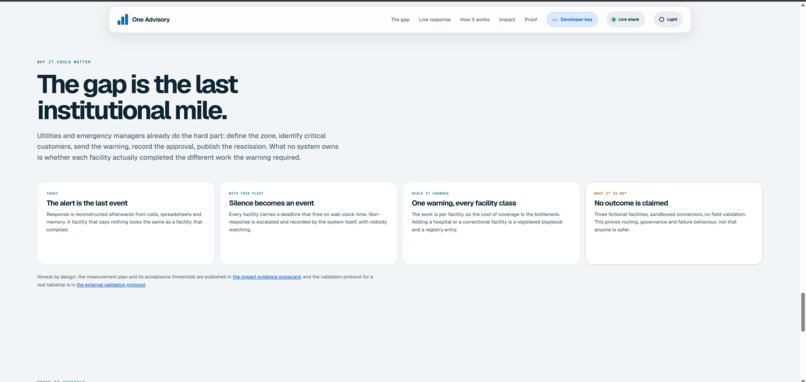One Advisory – screenshot 9