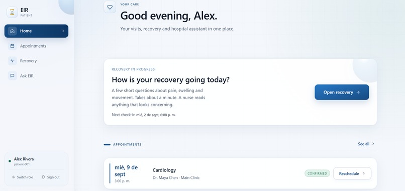 EIR: Healthcare Agent Fleet – screenshot 4